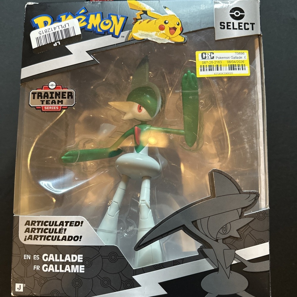 Pokemon Select Gallade 6" Jazwares Super Articulated Trainer Team 🔟